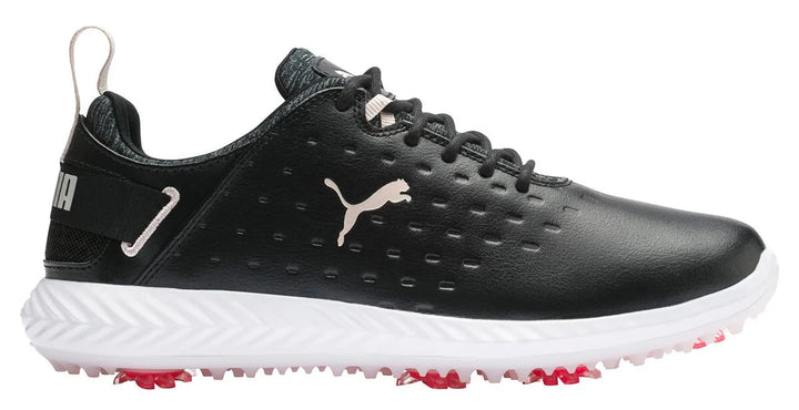 Puma Women's TOUR Ignite Blaze Pro Spiked Golf Shoes - BLACK / ROSEWATER