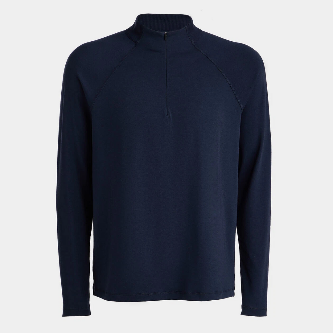 G/Fore Mens Luxe Quarter Zip Mid Layer - TWILIGHT
