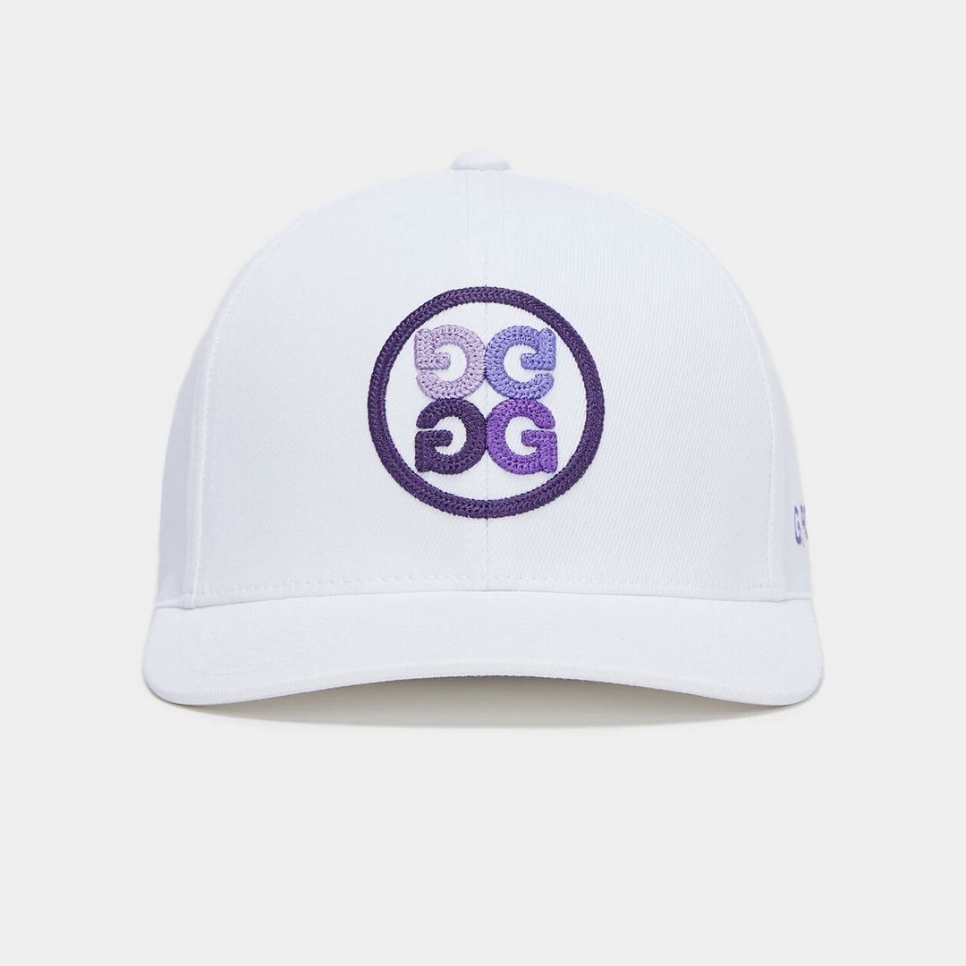 G/FORE MEN'S CIRCLE G'S TWILL SNAPBACK HAT - SNOW
