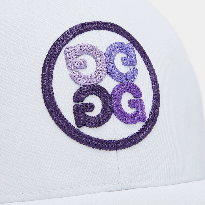 G/FORE MEN'S CIRCLE G'S TWILL SNAPBACK HAT - SNOW
