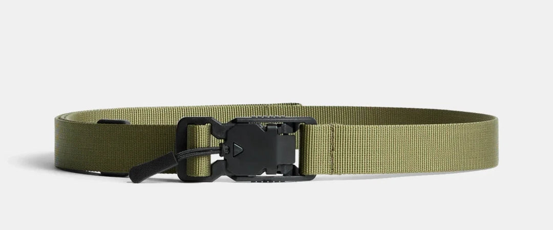 J.Lindeberg Men's Perry Belt - Oil Green