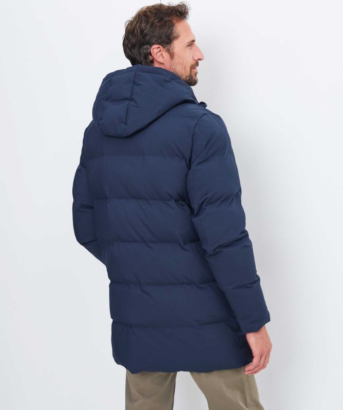 Peter Millar Men's Classic Fit Cortina Quilted Parka - NAVY