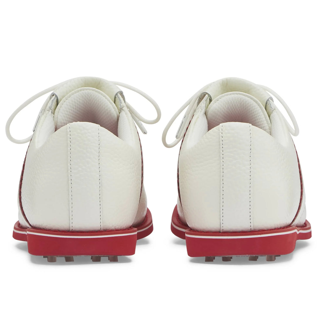 G/FORE WOMEN'S KILTIE GALLIVANTER STRIPE GOLF SHOE - SNOW / POPPY