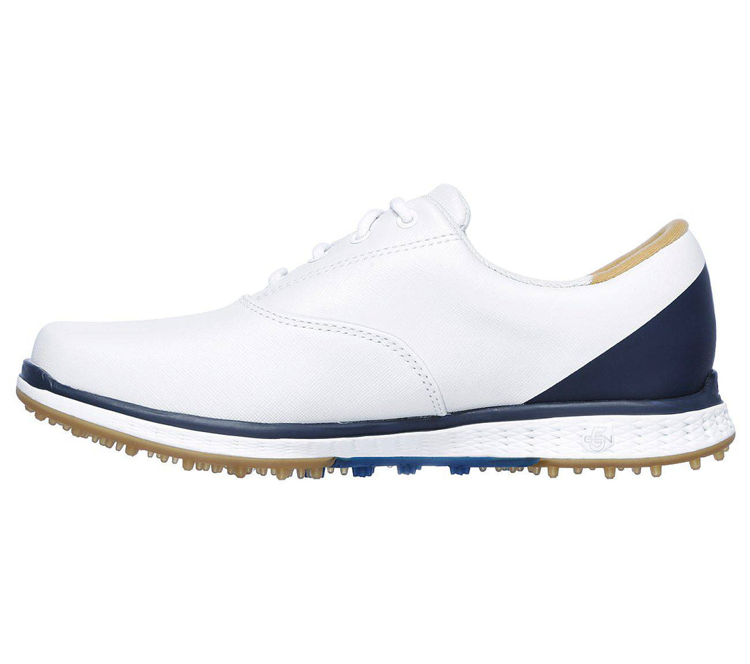 SKECHERS WOMENS GO GOLF ELITE V.2 - ADJUST - WHITE / NAVY