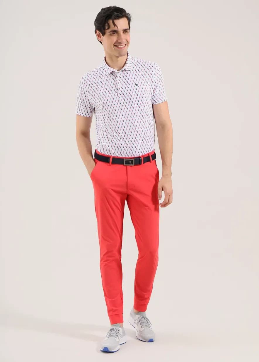 Chervò Men's STREAM 4-Way Stretch Joggers - RED