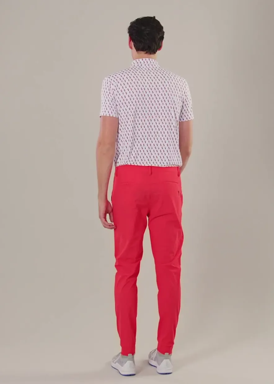 Chervò Men's STREAM 4-Way Stretch Joggers - RED