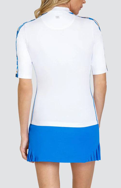 TAIL Activewear Womens Mara Top - CHALK WHITE