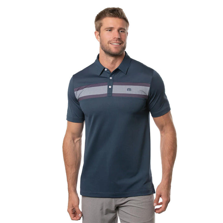 TRAVIS MATHEW MENS LAKE YOU A LOT POLO - INSIGNIA