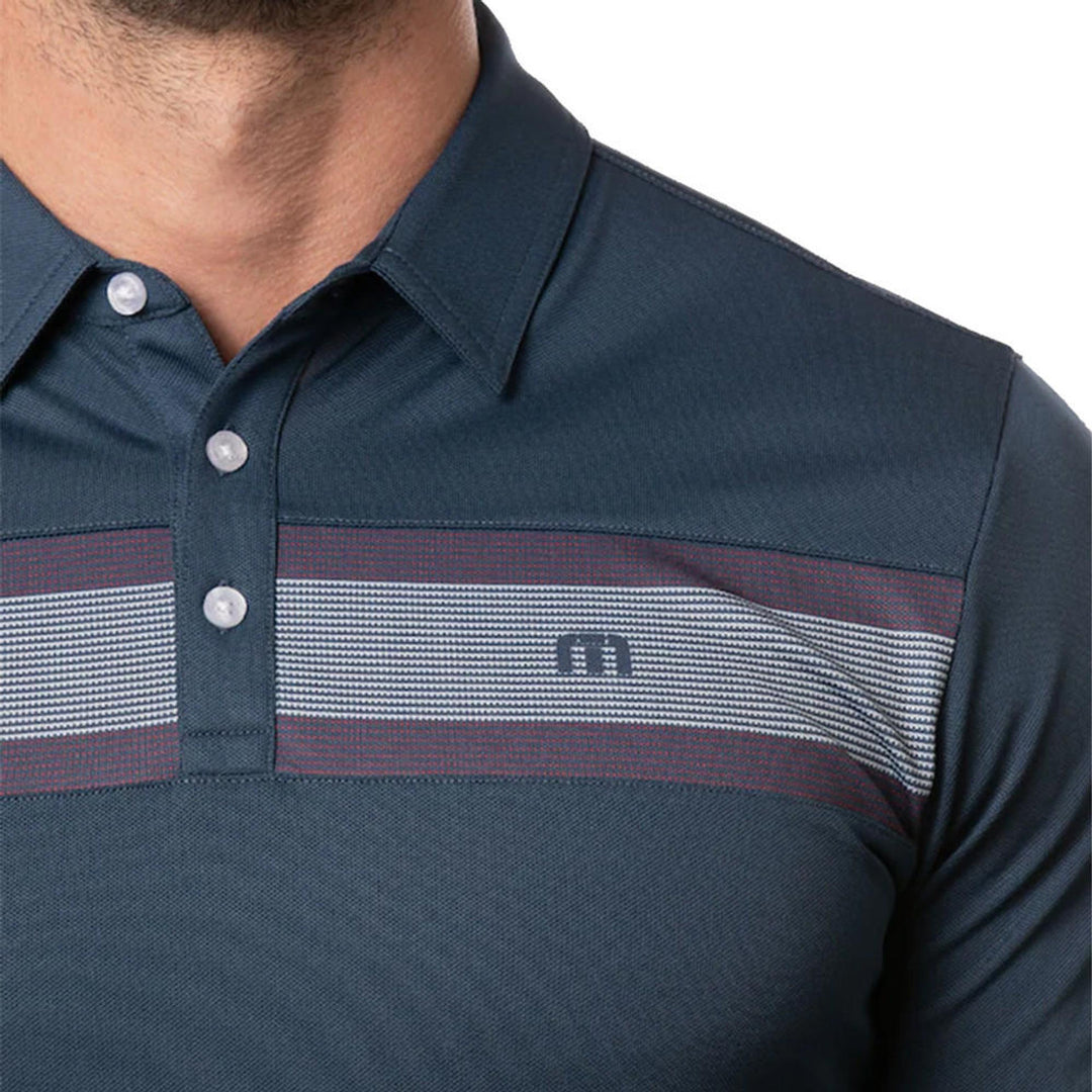 TRAVIS MATHEW MENS LAKE YOU A LOT POLO - INSIGNIA