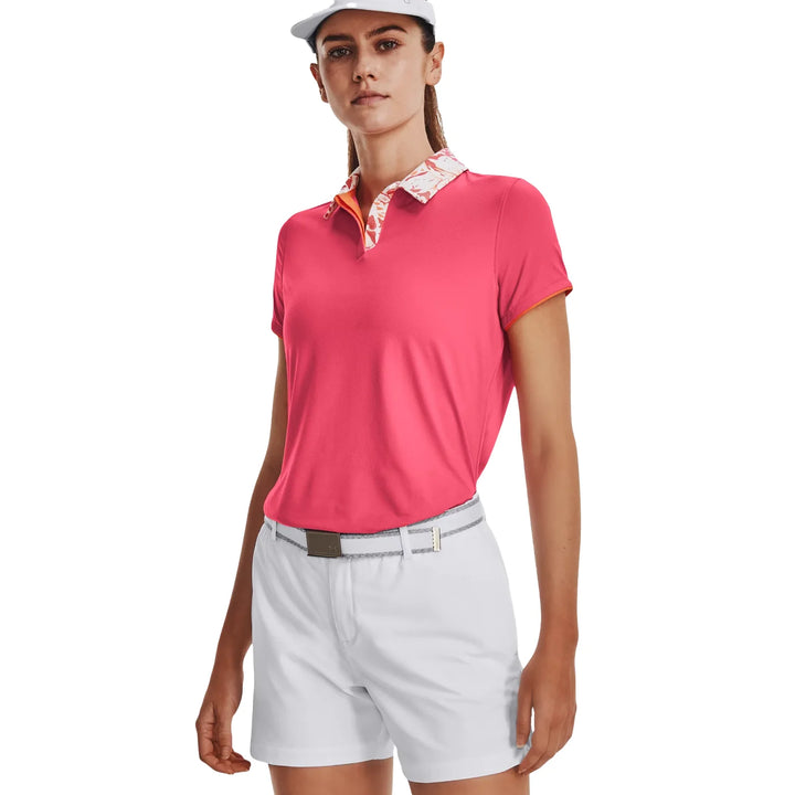 Under Armour Womens Iso-Chill Polo - PINK