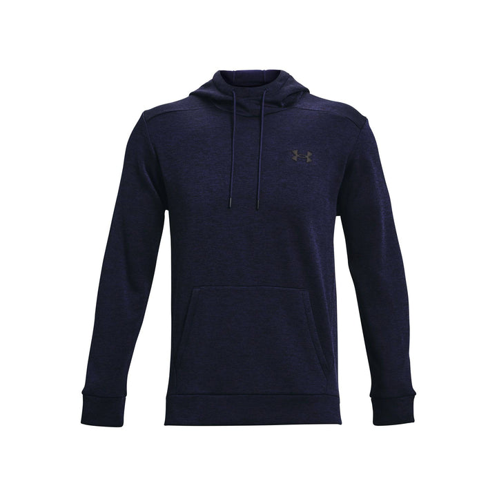 Under Armour Mens Armour Fleece Twist Hoodie - MIDNIGHT NAVY/BLACK