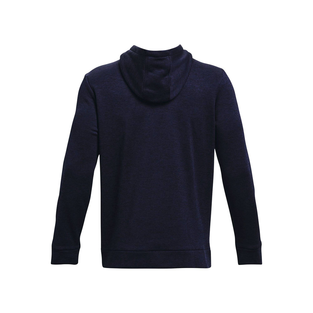 Under Armour Mens Armour Fleece Twist Hoodie - MIDNIGHT NAVY/BLACK