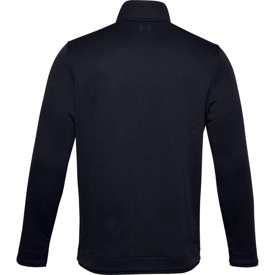 Under Armour Mens Storm SweaterFleece ½ Snap - BLACK / BLACK / BLACK