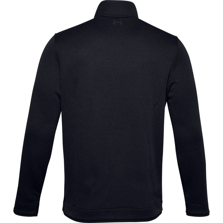 Under Armour Mens Storm SweaterFleece ½ Snap - BLACK / BLACK / BLACK