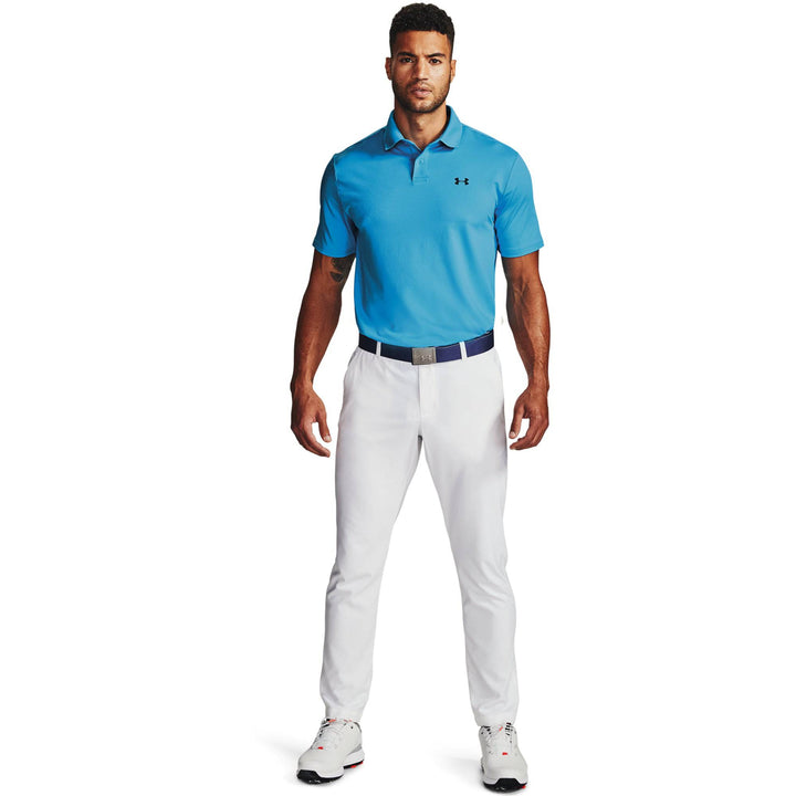 Under Armour Mens Performance Polo	 - LECTRIC BLUE/PITCH GRAY
