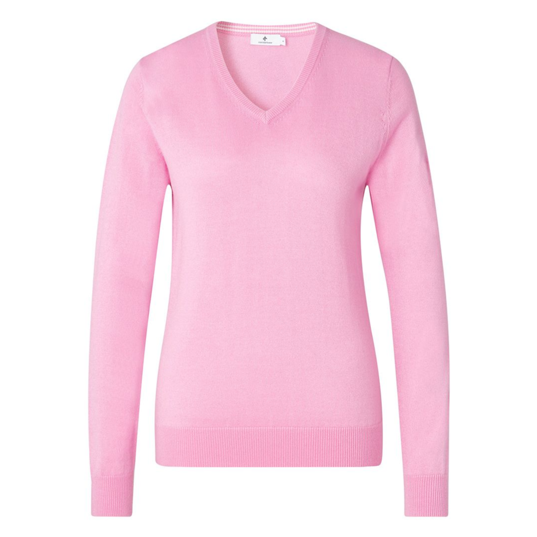 Cross Women's CLASSIC V-NECK SWEATER - PINK