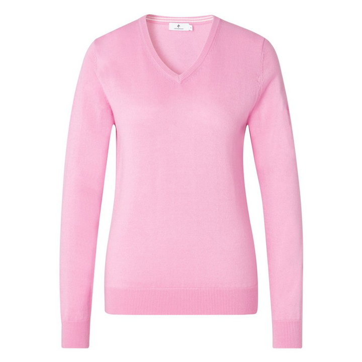 Cross Women's CLASSIC V-NECK SWEATER - PINK