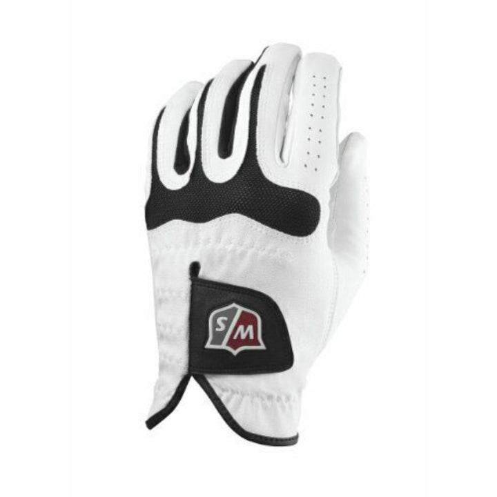 Wilson Mens Grip Soft LH Gloves - WHITE BLACK