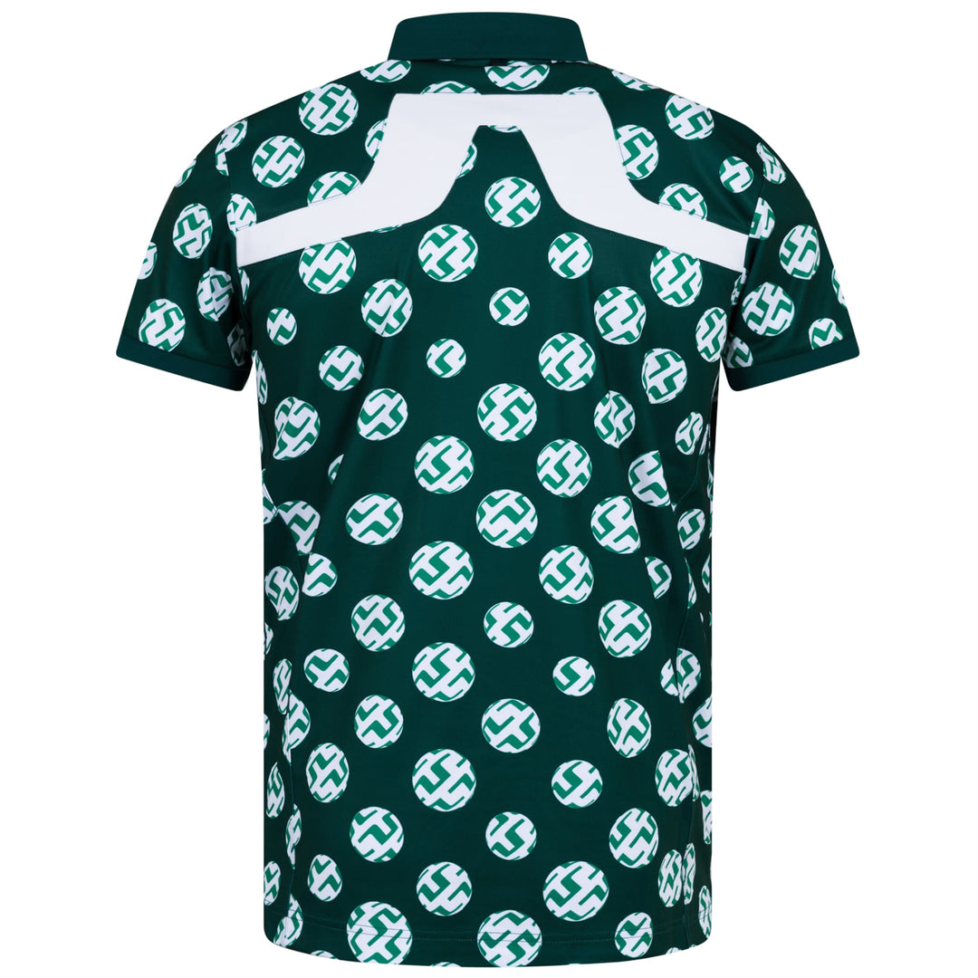 J.Lindeberg Mens KV Regular Fit Print - RAIN FOREST SPHERE DOT - Golf Anything Canada