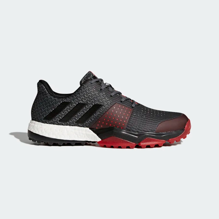 adidas Mens Adipower S Boost 3 Shoes - ONIX/CORE BLACK/SCARLET - Golf Anything Canada