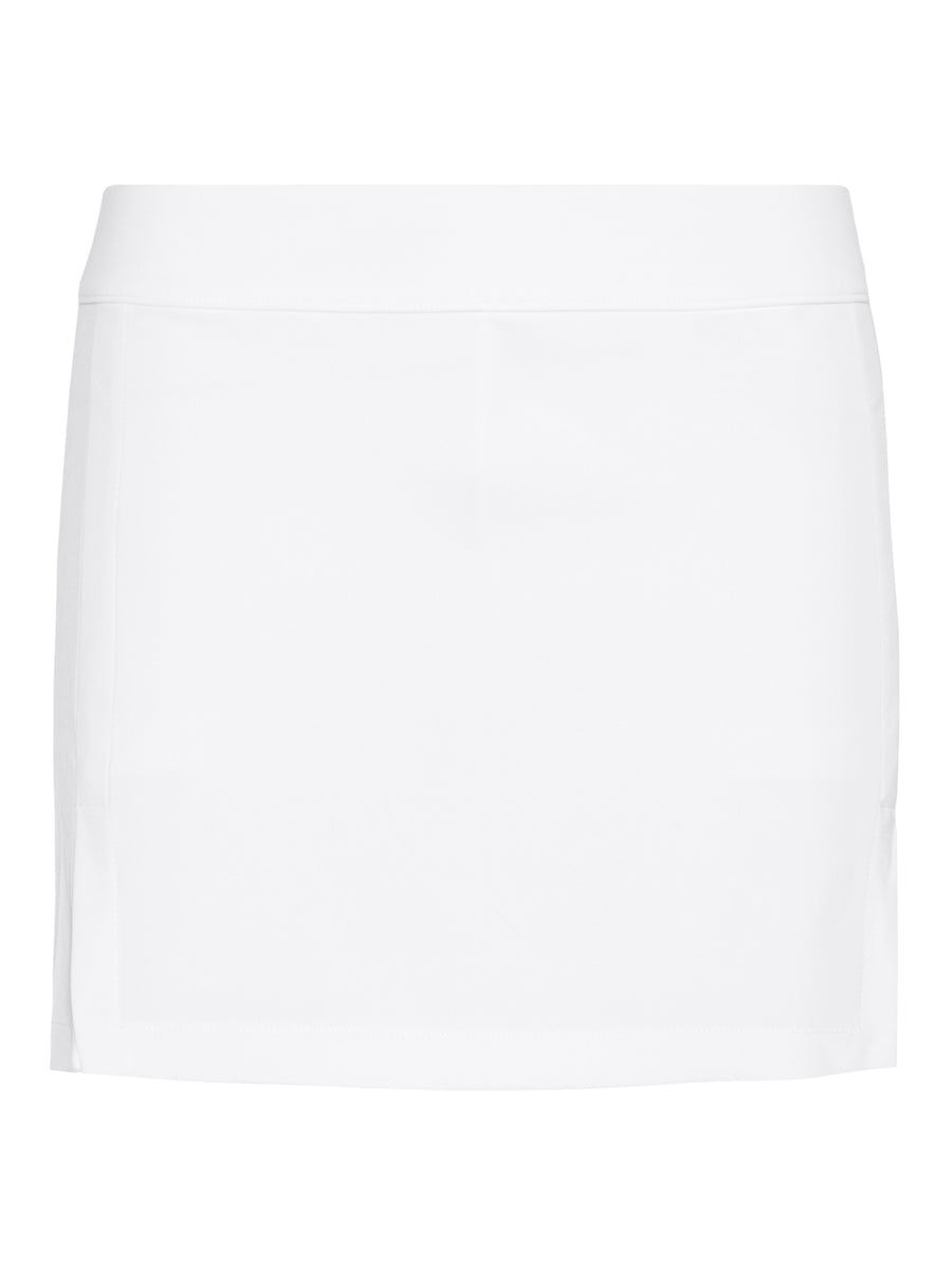 J.Lindeberg Womens Amelie TX Jersey Skirt - WHITE - Golf Anything Canada