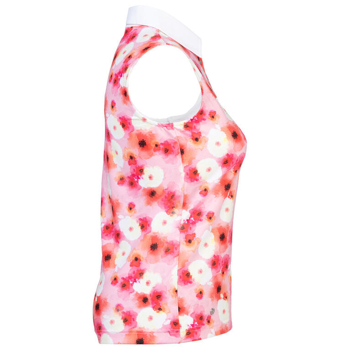 Daily Sports Womens Tori Sleeveless Polo Shirt - BLUSH - Golf Anything Canada