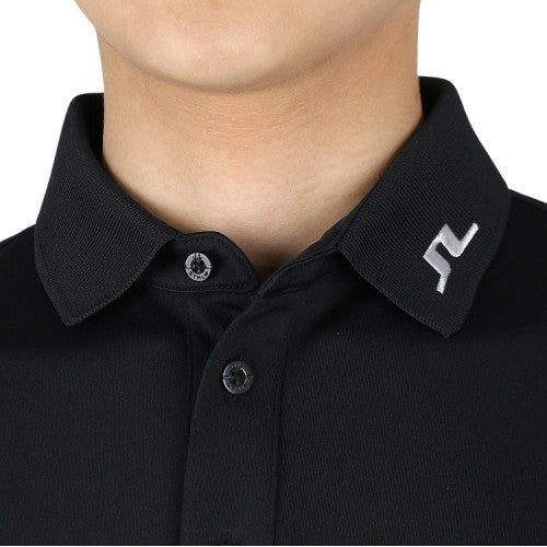 J.Lindeberg Mens Jeff Regular Fit Polo - BLACK - Golf Anything Canada