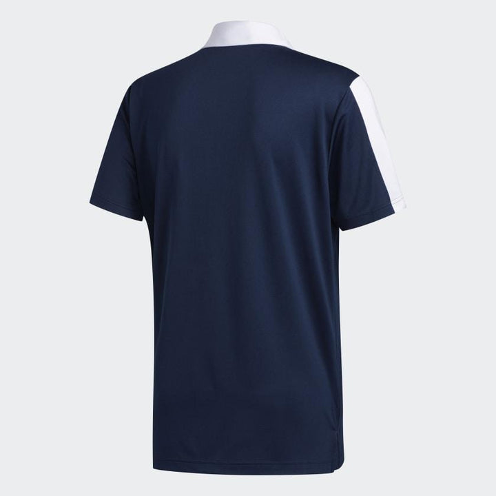 adidas Mens Bold Branded Polo Shirt - COLLEGIATE NAVY/WHITE - Golf Anything Canada