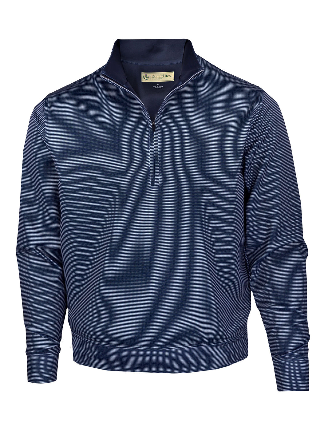 Donald Ross Mens Links Pullover Print - BLACK/OYSTER - Golf Anything Canada