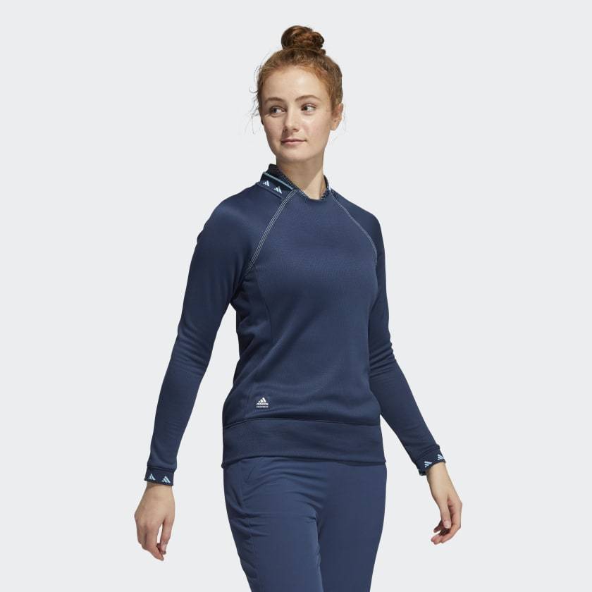 adidas Womens Ultimate Performance Sweatshirt - CREW NAVY - Golf Anything Canada