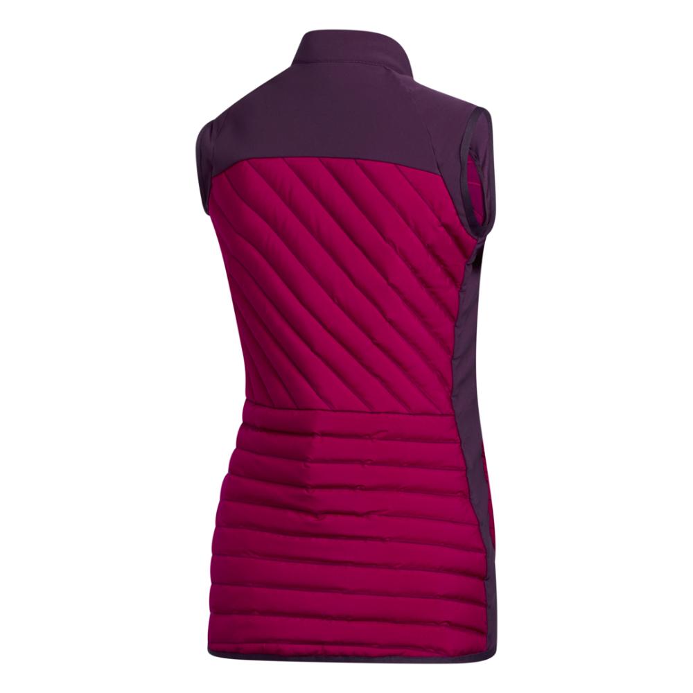 adidas Womens Down Filled Frostguard 2.0 Vest - POWER BERRY - Golf Anything Canada