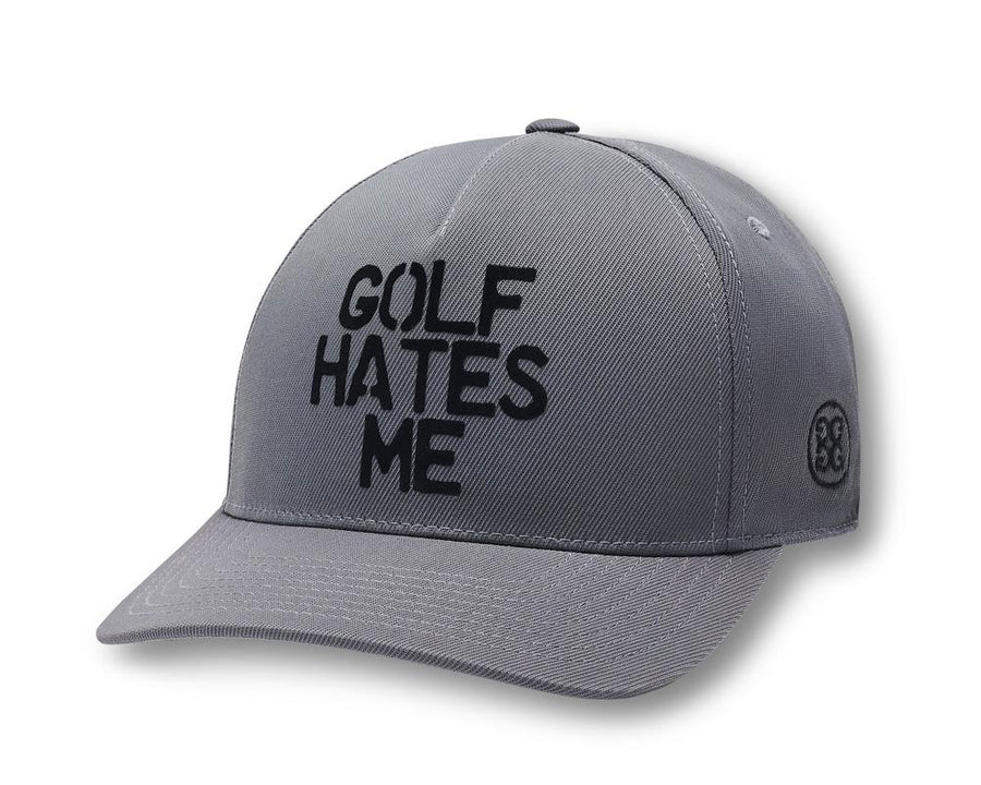 G/Fore Mens "Golf Hates Me" Snapback - CHARCOAL - Golf Anything Canada