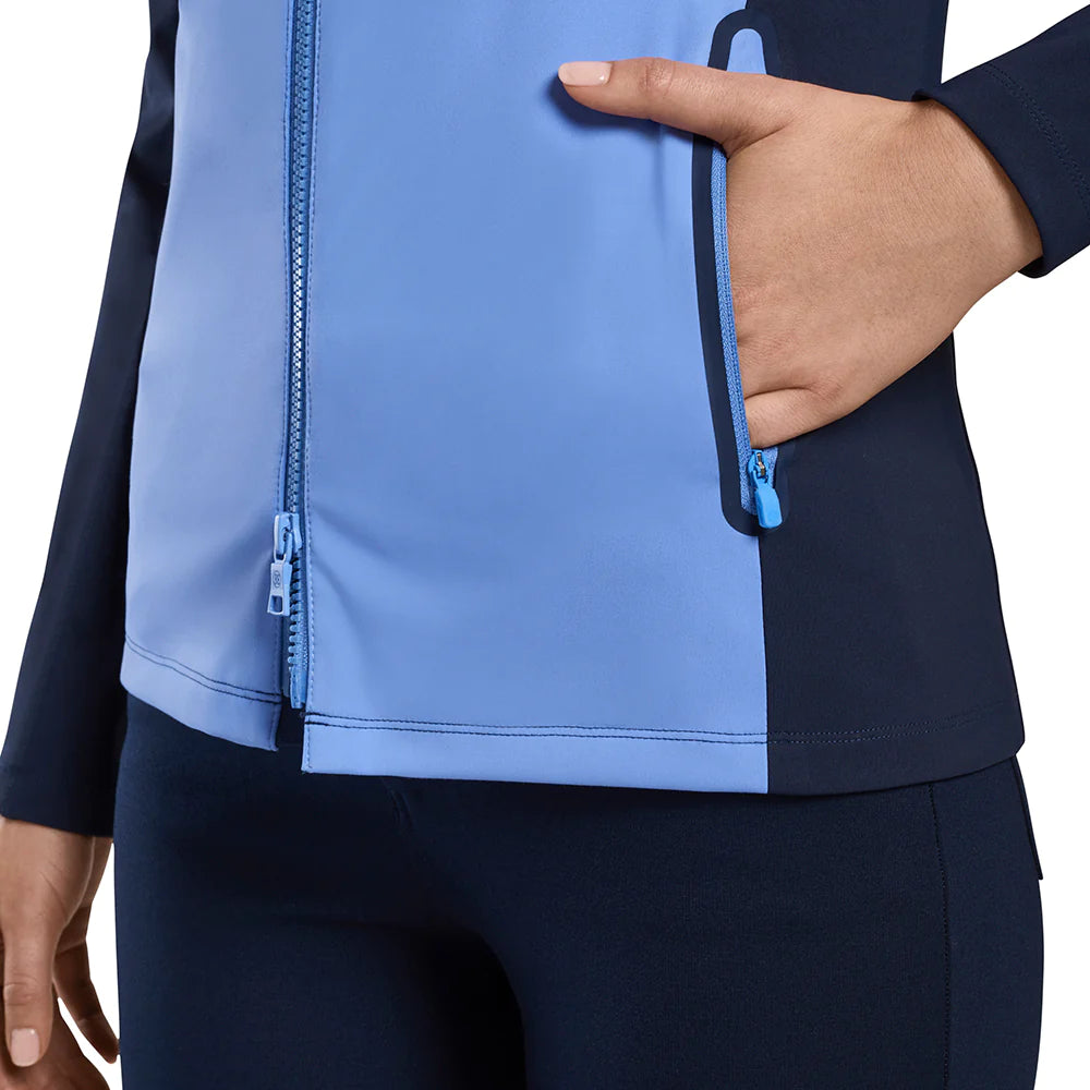 G/Fore Womens Colour Block Jacket - TWILIGHT - Golf Anything Canada