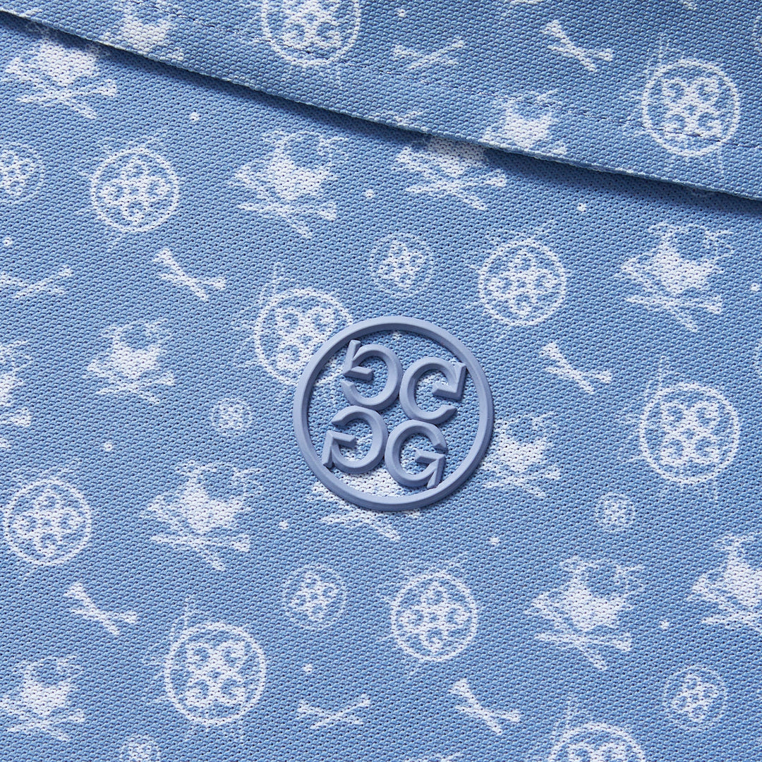 G/Fore Mens Sketch Tech Piqué Polo - COLONY BLUE - Golf Anything Canada