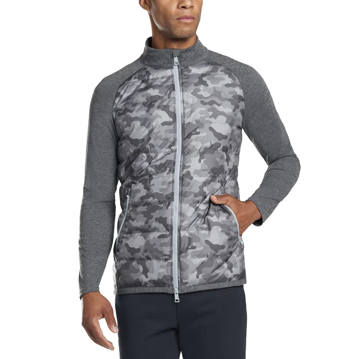 G/Fore Mens The Shelby Quilted Full-Zip Jacket - CHARCOAL CAMO - Golf Anything Canada