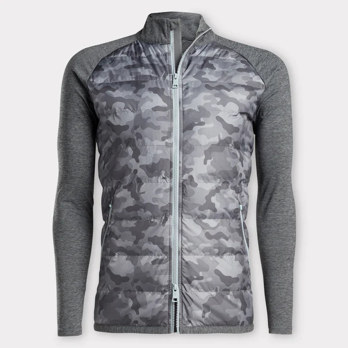 G/Fore Mens The Shelby Quilted Full-Zip Jacket - CHARCOAL CAMO - Golf Anything Canada