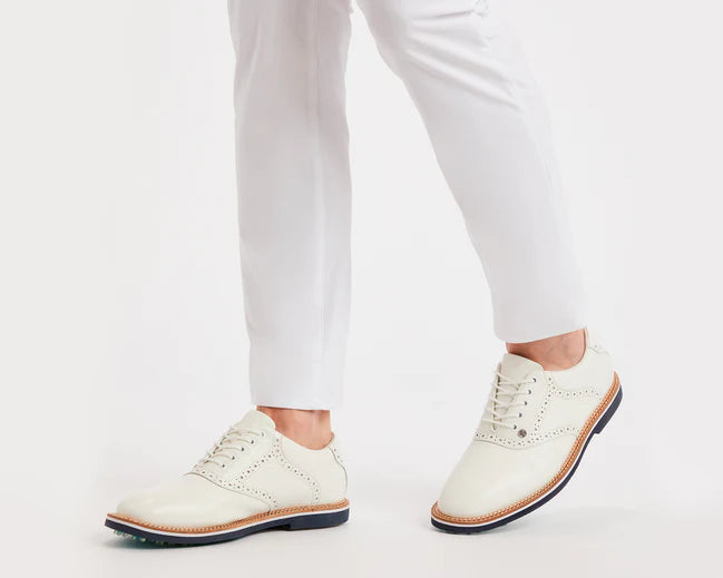 G/Fore Mens' Saddle Gallivanter Golf Shoe - SNOW/TWILIGHT - Golf Anything Canada