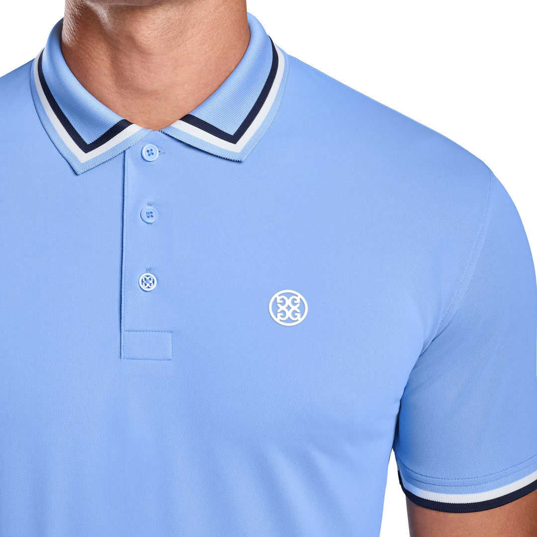 G/Fore Mens Tux Polo - VISTA BLUE - Golf Anything Canada