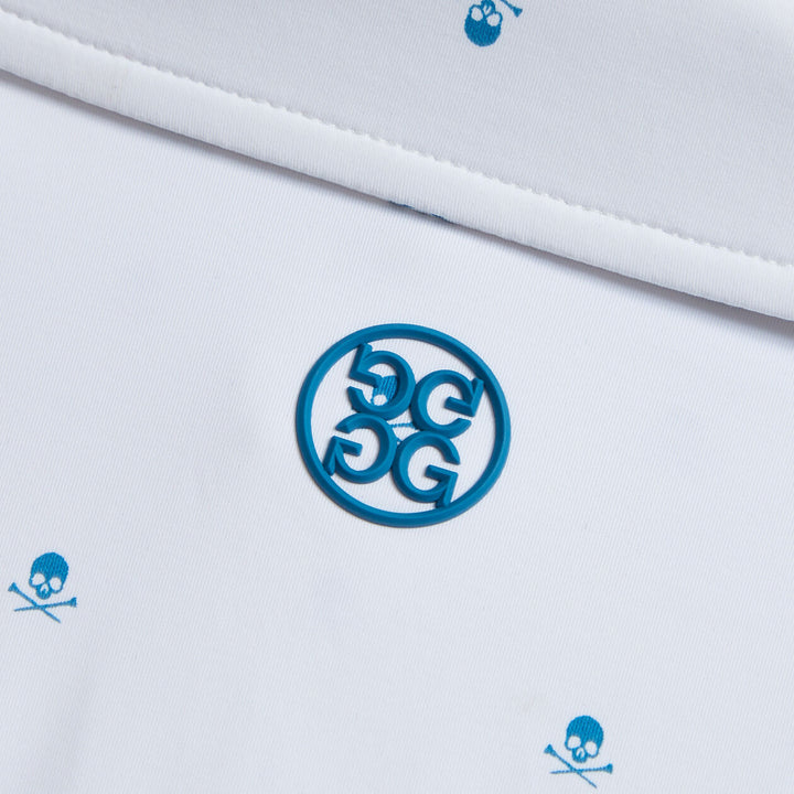 G/Fore Mens Skulls & T's Ice Nylon Slim Fit Sun Shirt - SNOW - Golf Anything Canada