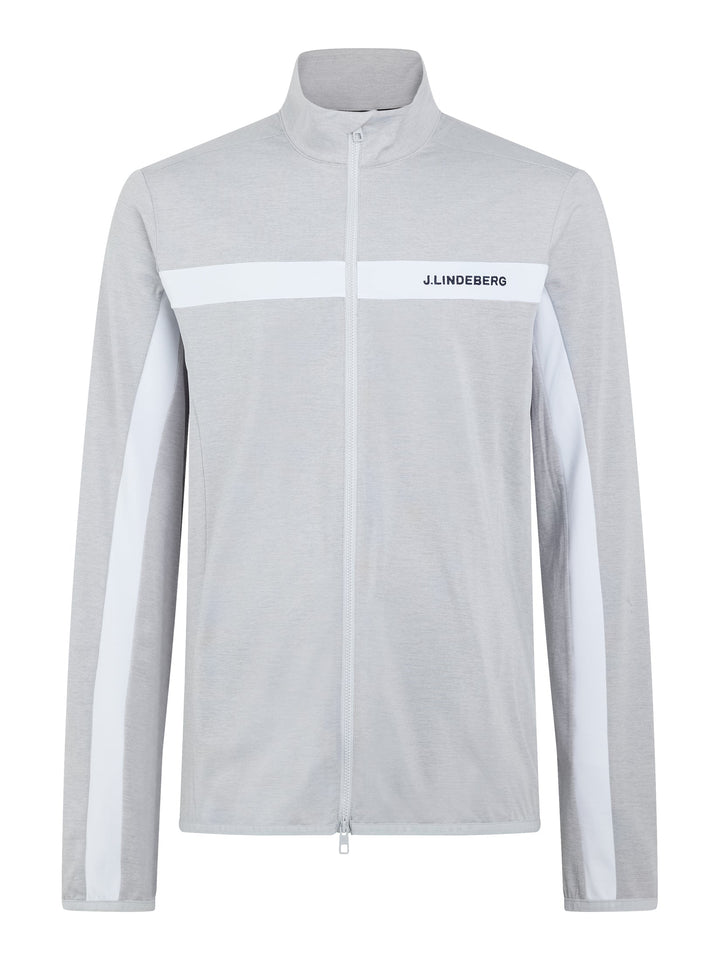 J.Lindeberg Mens Seasonal Jarvis Relaxed Fit Mid Layer - MICRO CHIP MELANGE - Golf Anything Canada