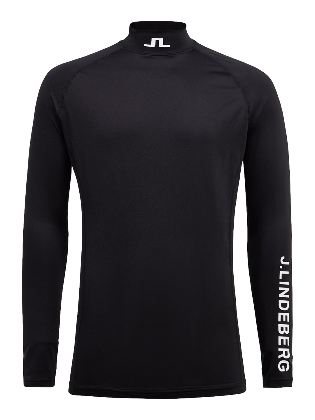 J.Lindeberg Mens Aello Soft Compression Shirt - BLACK - Golf Anything Canada