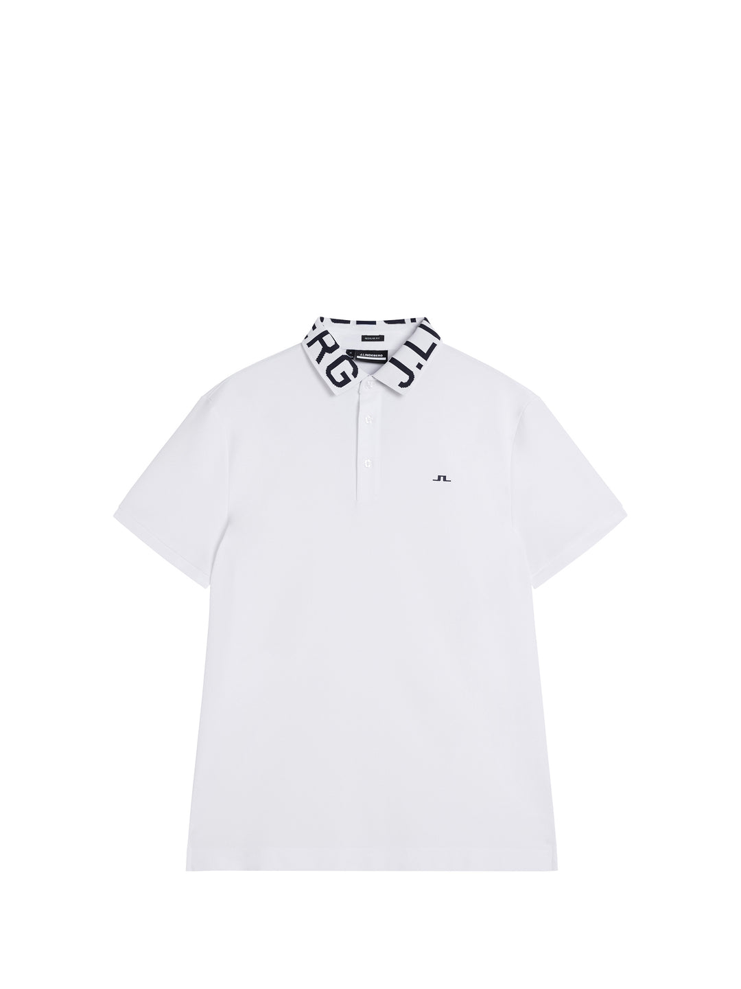 J.Lindeberg Mens Gus Regular Polo - WHITE - Golf Anything Canada