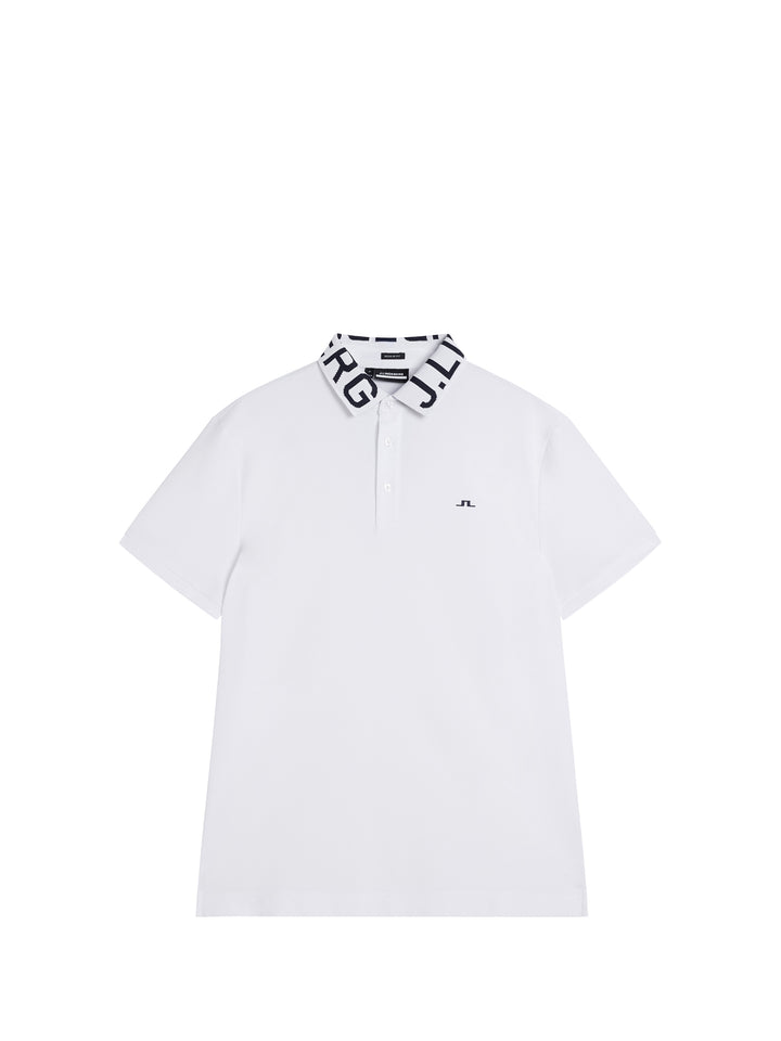 J.Lindeberg Mens Gus Regular Polo - WHITE - Golf Anything Canada
