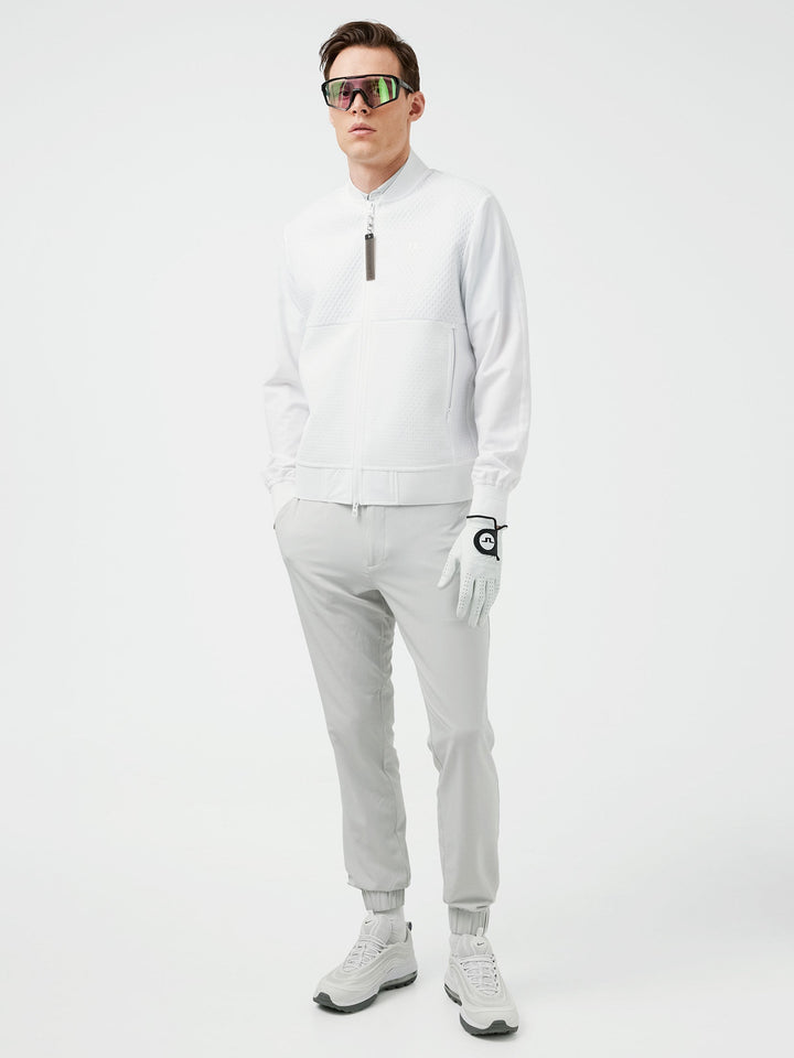 J.Lindeberg Mens Logan Hybrid Golf Jacket - WHITE - Golf Anything Canada