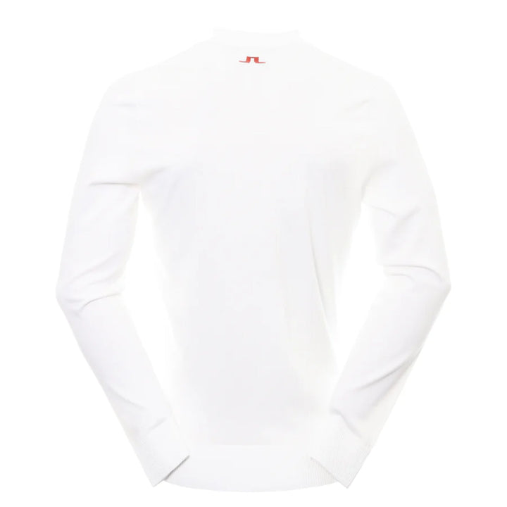 J.Lindeberg Mens Gus Golf Sweater - WHITE - Golf Anything Canada