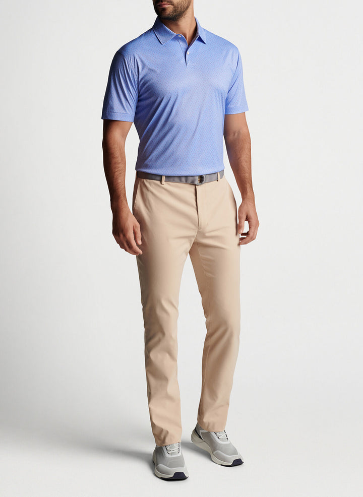 Peter Millar Mens Featherweight Squid Pro Quo Polo - IRISH MOON - Golf Anything Canada