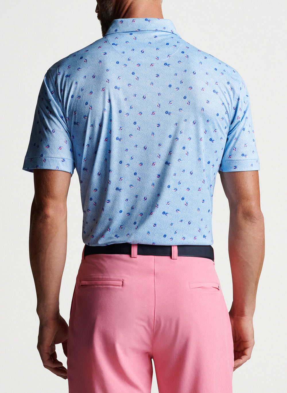Peter Millar Mens Featherweight Go With The Float Polo - ICICLE - Golf Anything Canada