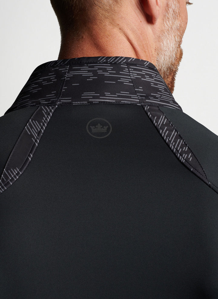 Peter Millar Mens Merge Elite Hybrid Jacket - BLACK - Golf Anything Canada