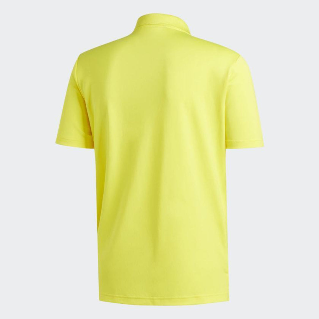 adidas Mens Tournament Performance Polo - Bright Yellow - Golf Anything Canada