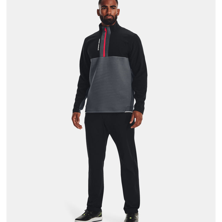 Under Armour Mens Storm Daytona Half Zip - PITCH GRAY/BLACK - Golf Anything Canada